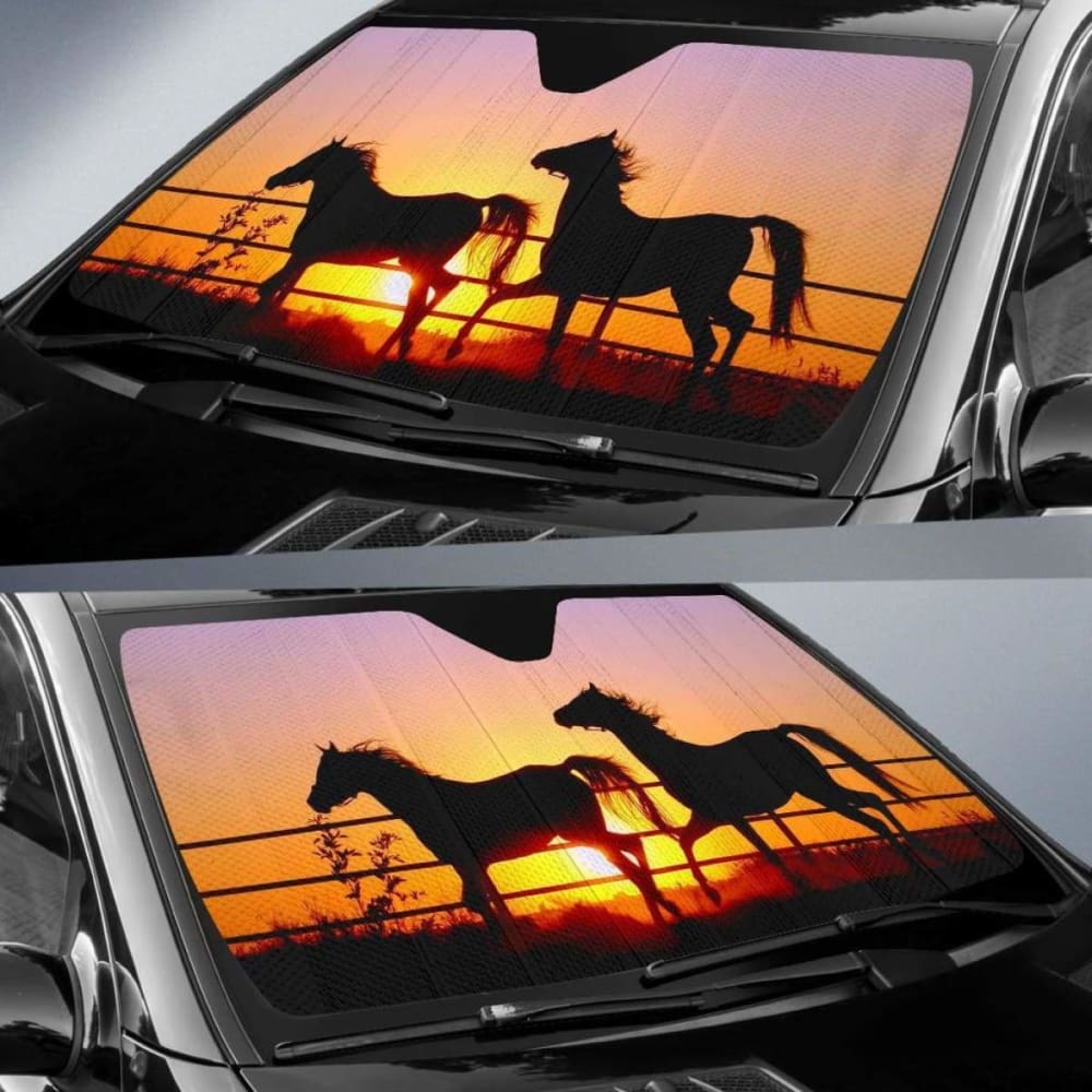 Auto Sun Shades - Horse