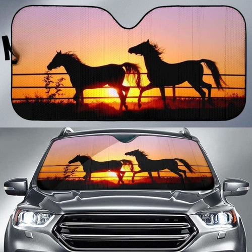 Auto Sun Shades - Horse