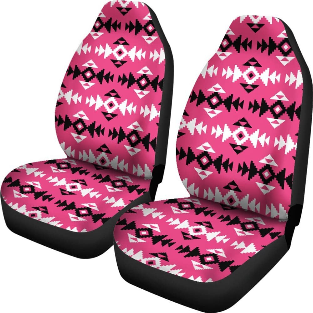 Pink Aztec Design Car Seat Covers