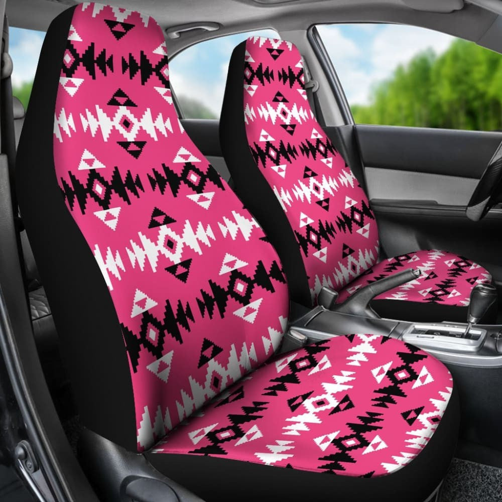 Pink Aztec Design Car Seat Covers