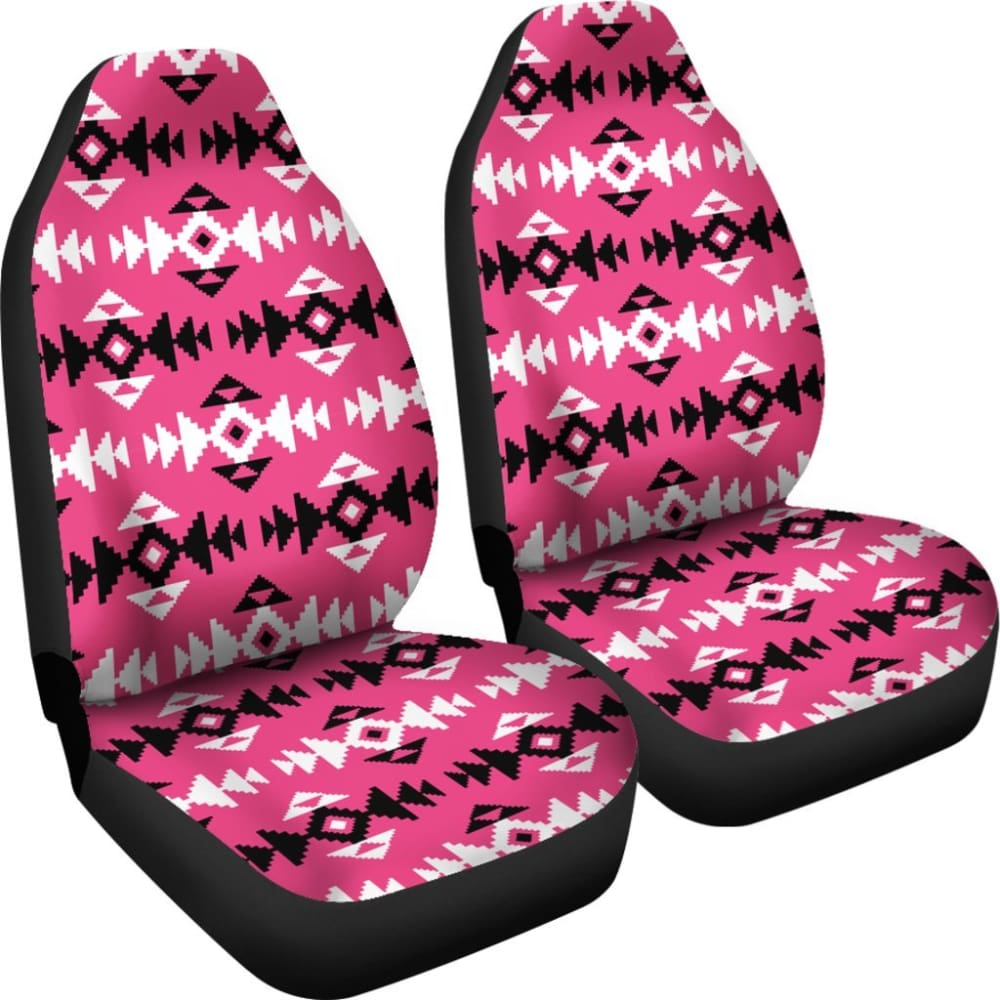 Pink Aztec Design Car Seat Covers