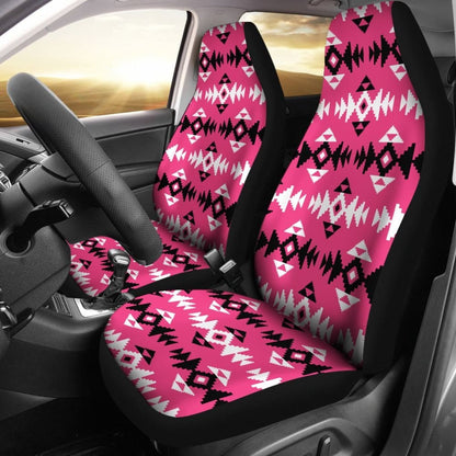 Pink Aztec Design Car Seat Covers