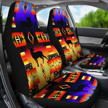 Seven Tribes Deer Horizon Car Seat Covers