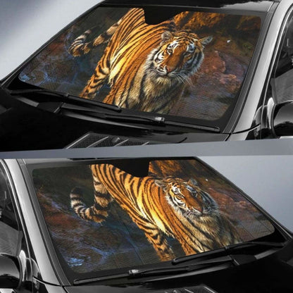 Tiger Big Cat Hd Car Sun Shade