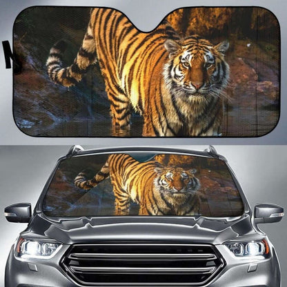 Tiger Big Cat Hd Car Sun Shade