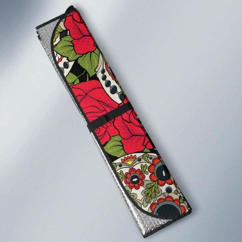 Sugar Skull Car Auto Sun Shade