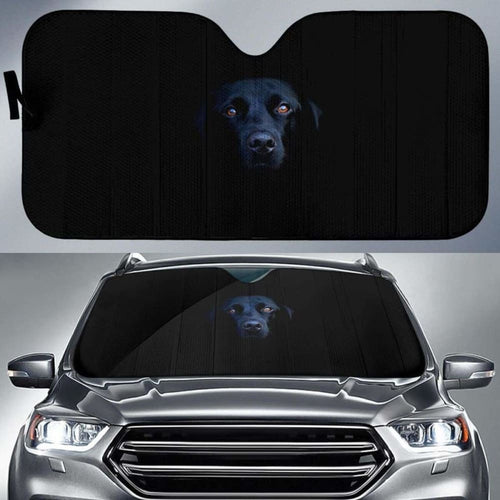 Black Labrador Labrador Retriever Breed Dog Dark Hd Car Sun Shade