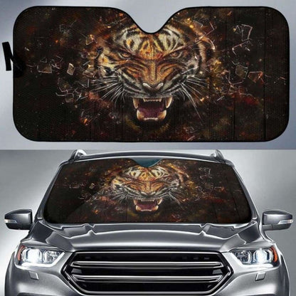 Tiger Angry Car Auto Sun Shades