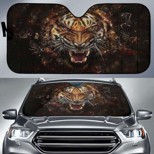 Tiger Angry Car Auto Sun Shades
