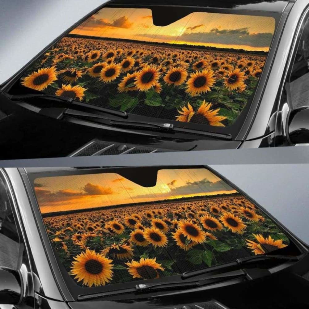 Sunflower Car Sun Shade