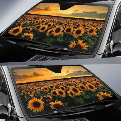 Sunflower Car Sun Shade