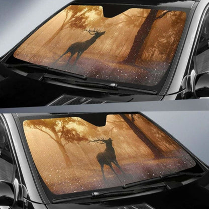 Red Deer Sun Light ForestK Car Sun Shade