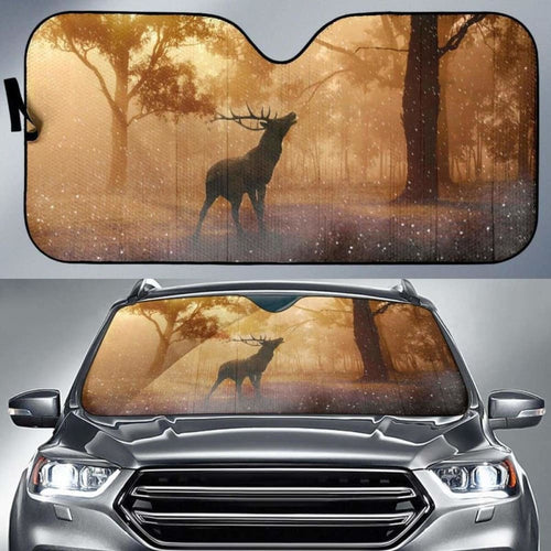 Red Deer Sun Light ForestK Car Sun Shade