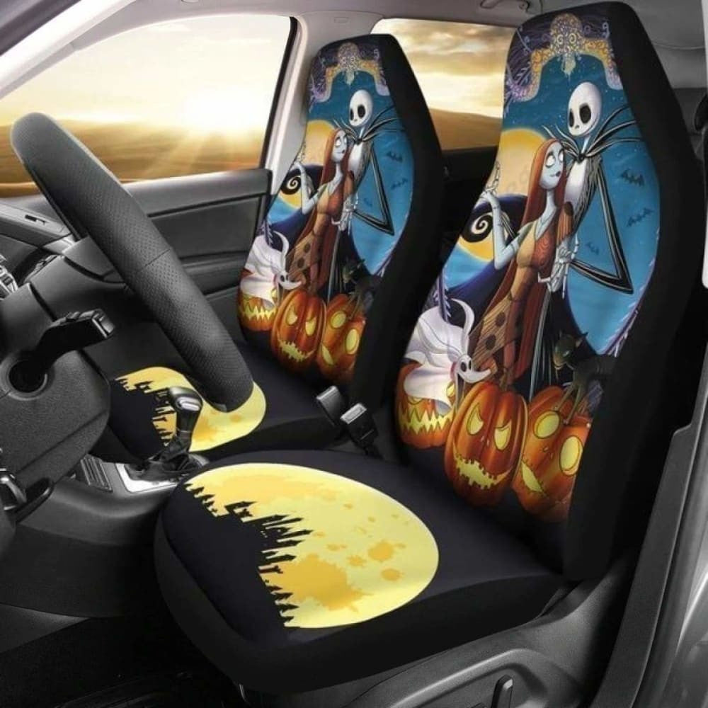 Nightmare Before Christmas Car Seat Covers Jack & Sally