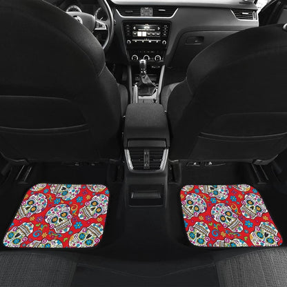 Pcs Sugar Skull Car Mats