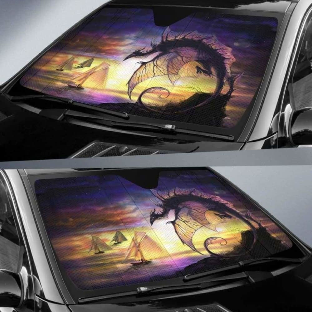 Dragon Sunset Sun Shade