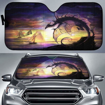 Dragon Sunset Sun Shade