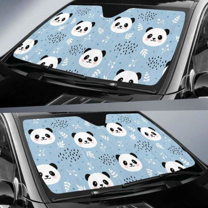 Cute Panda Pattern Car Auto Sun Shades