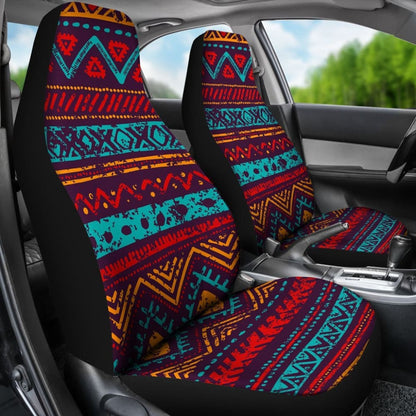 Colorful Aztec Design Car Seat Covers