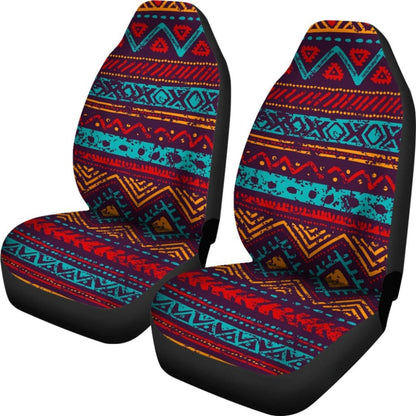 Colorful Aztec Design Car Seat Covers