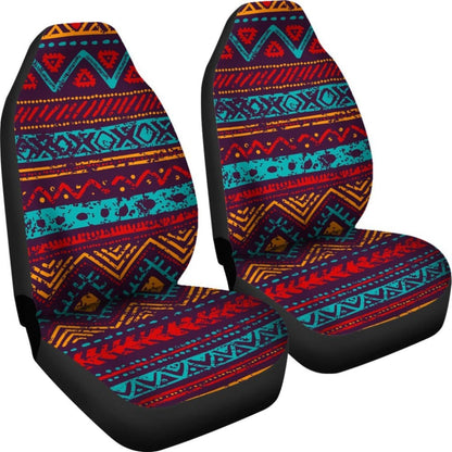 Colorful Aztec Design Car Seat Covers