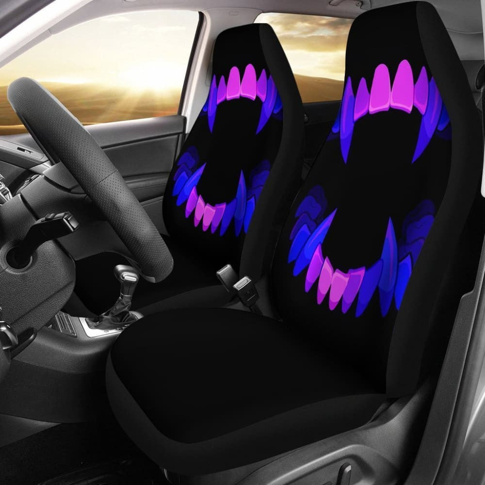Scary Teeth Halloween Car Seat Covers