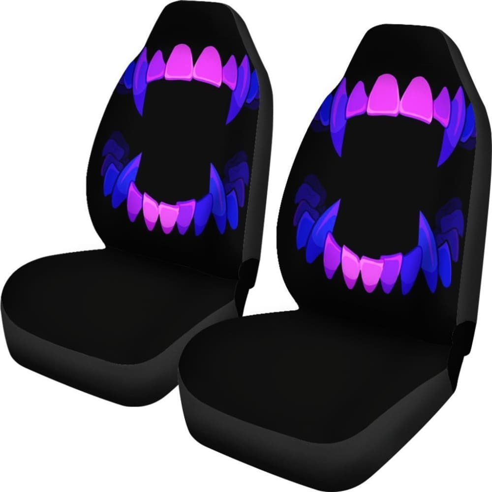 Scary Teeth Halloween Car Seat Covers