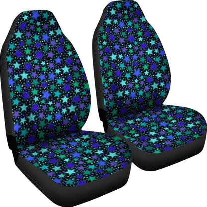 Blue Stars Car Seat Covers