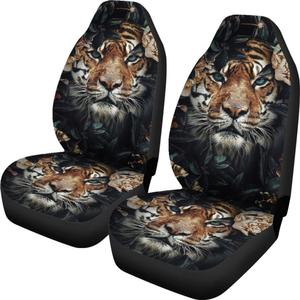 Tiger Flower Car Seat Covers Amazing Gift Ideas