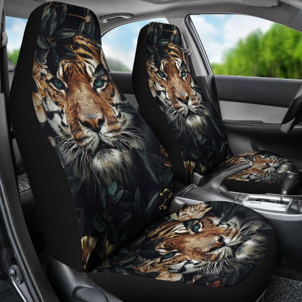 Tiger Flower Car Seat Covers Amazing Gift Ideas