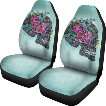 Sugar Skull Car Seat Cover
