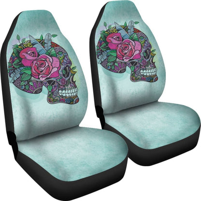 Sugar Skull Car Seat Cover