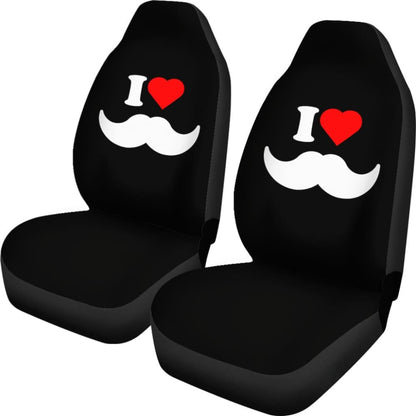 Mustache Beard Amazing Gift Idea Car Seat Covers