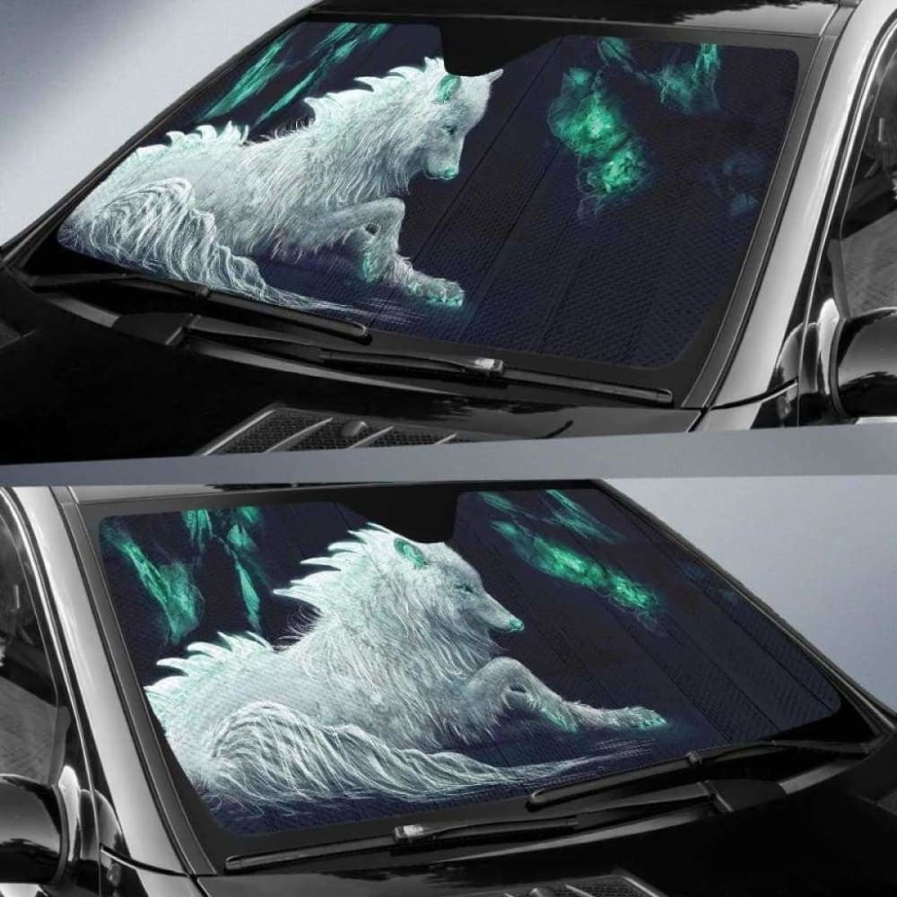 White Wolf Arctic Car Sun Shades