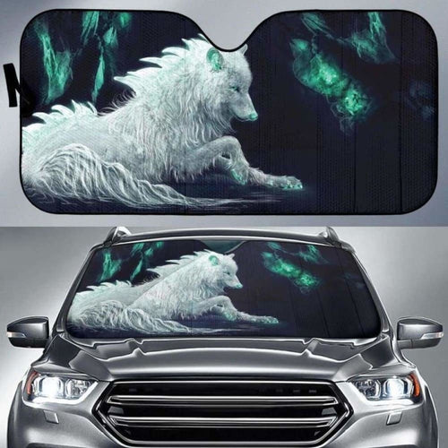 White Wolf Arctic Car Sun Shades