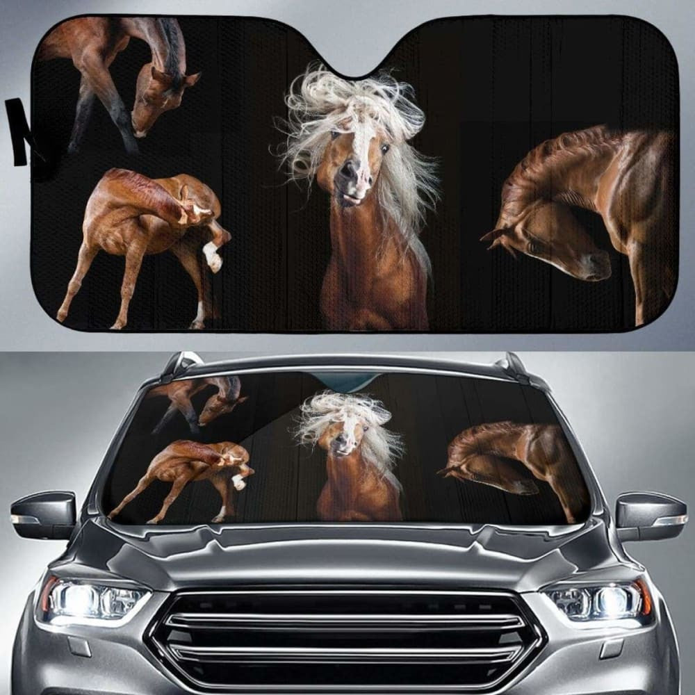 Auto Sun Shades - Horse