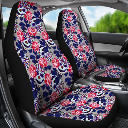 SetPcs Sugar Skull Car Seat Covers