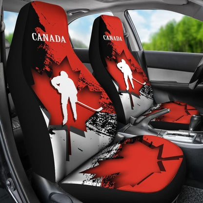 Canada Car Seat Cover - Maple Leaf Hockey