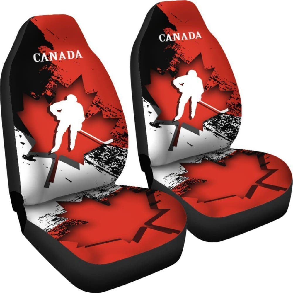 Canada Car Seat Cover - Maple Leaf Hockey