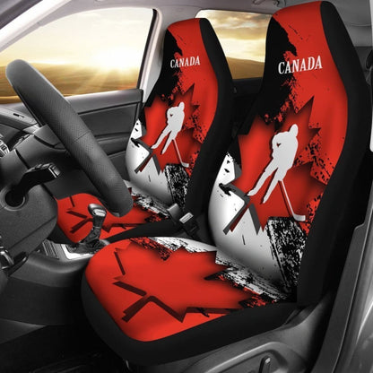 Canada Car Seat Cover - Maple Leaf Hockey