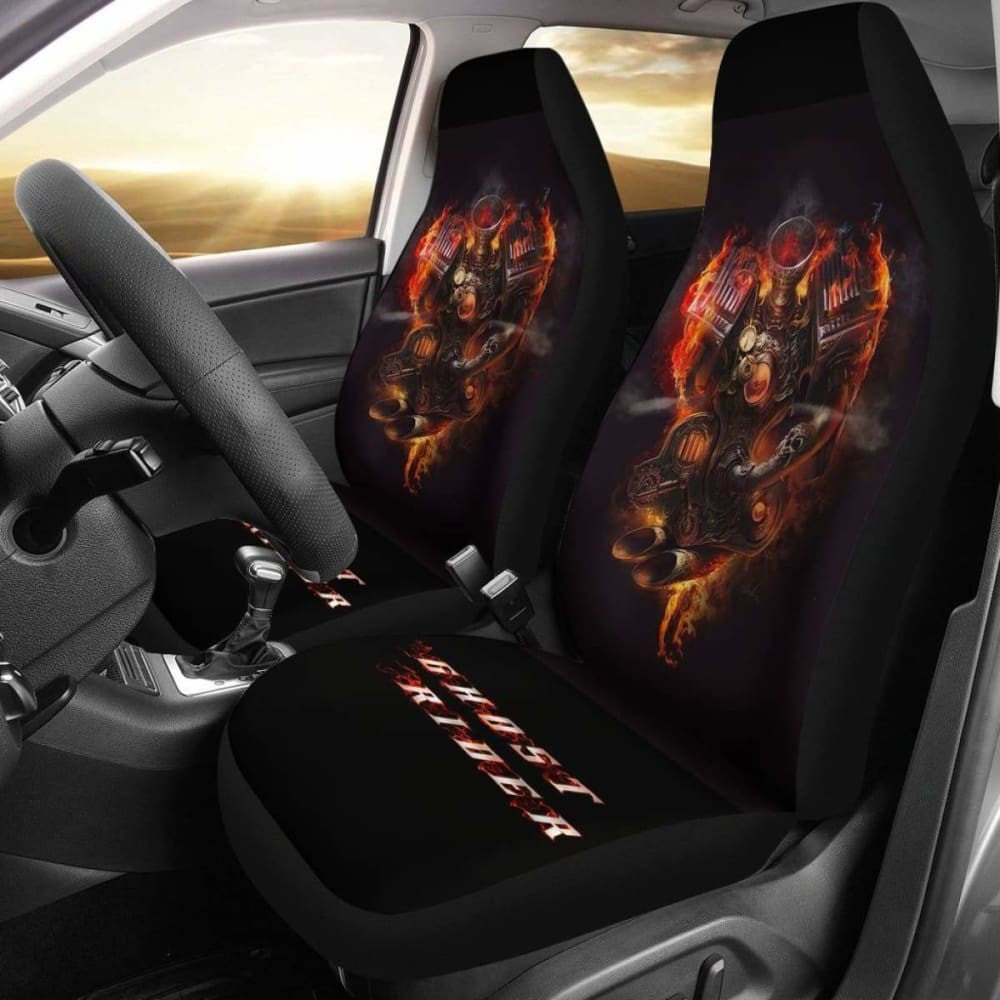 Marvel Comics Ghost Rider Car Seat Covers