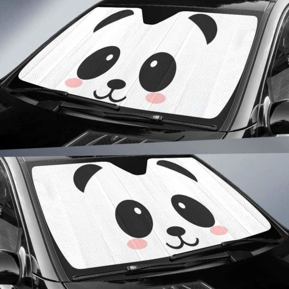 Panda Funny Car Sun Shades