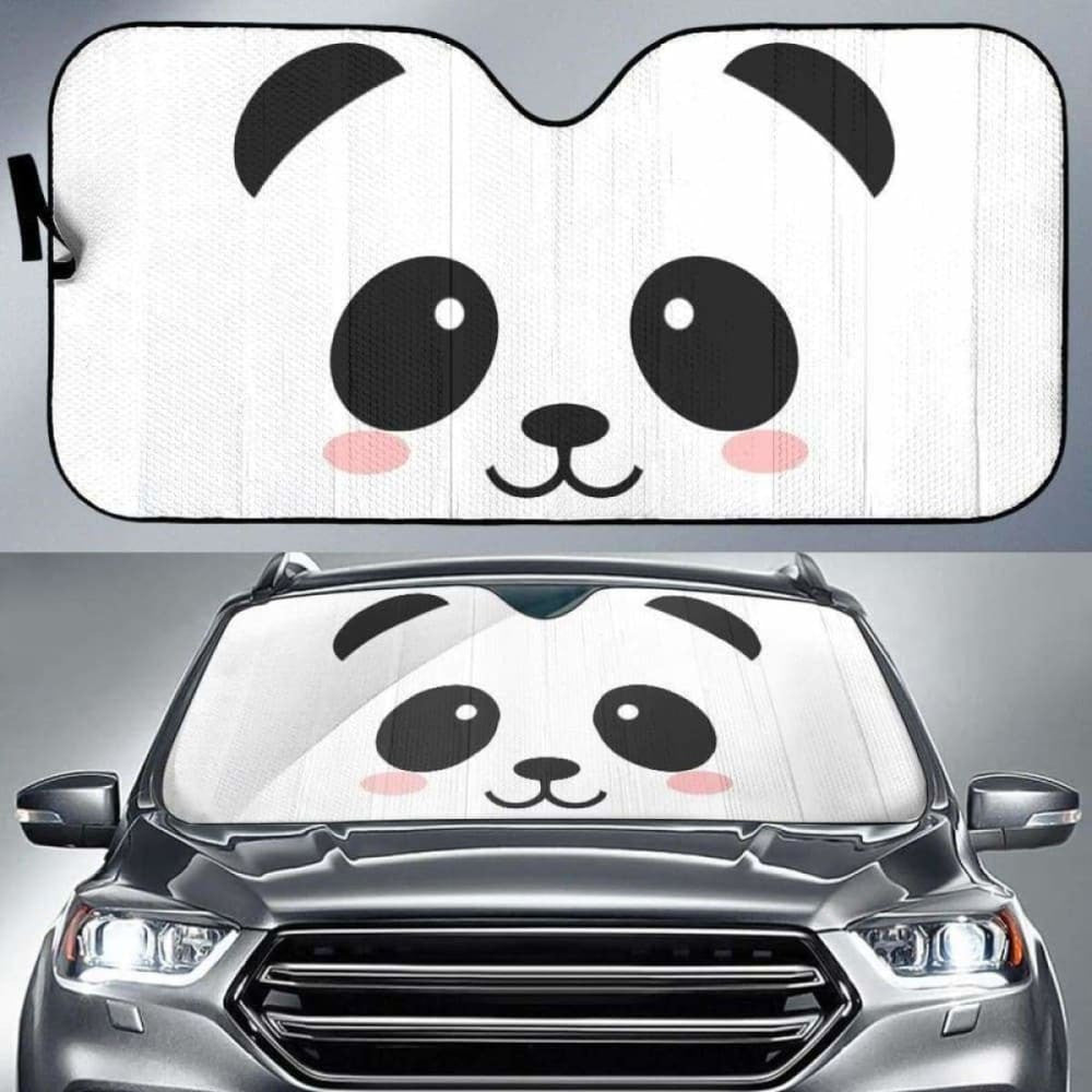 Panda Funny Car Sun Shades