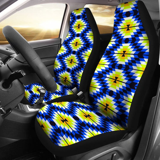 Colorful Aztec Car Seat Covers