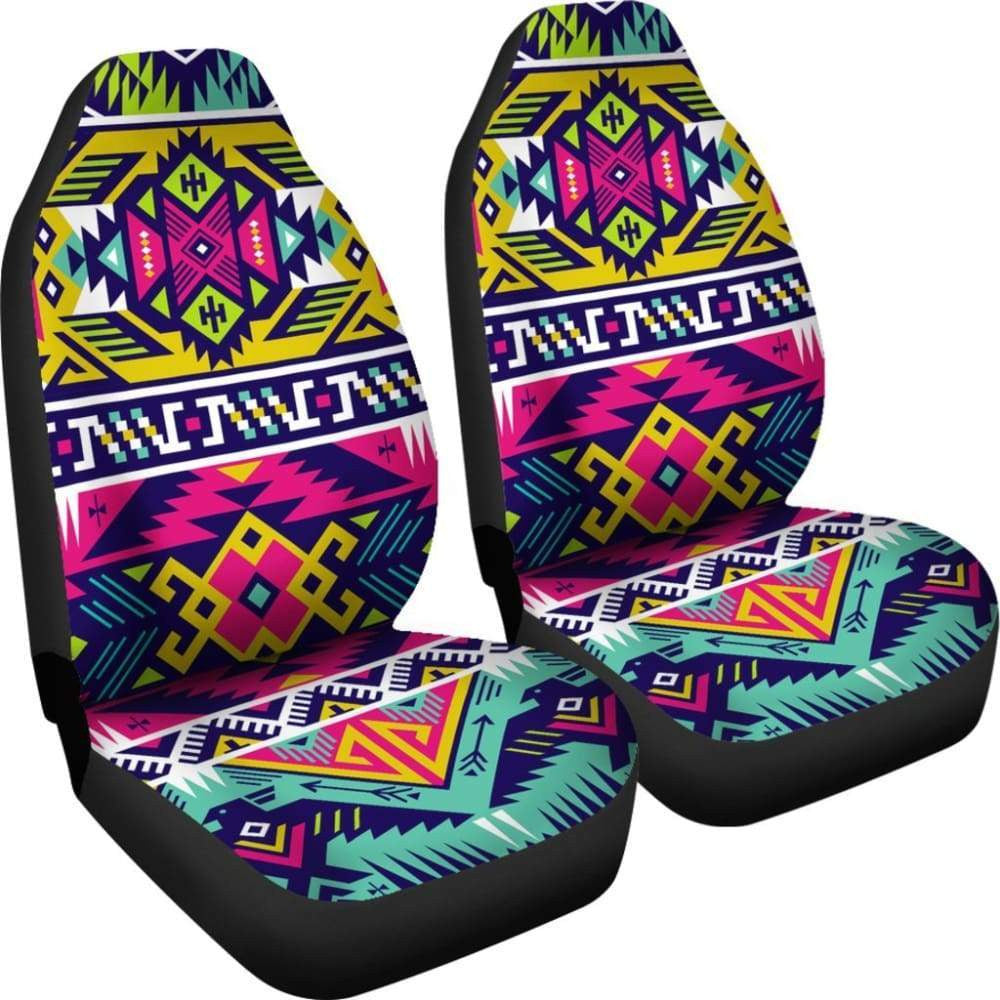 Colorful Aztec Car Seat Covers