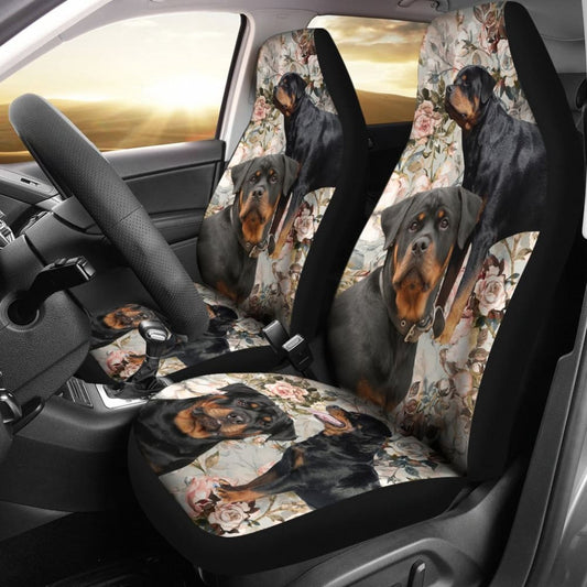 Rottweiler Dog Christmas Birthday Gift - Car Seat Covers