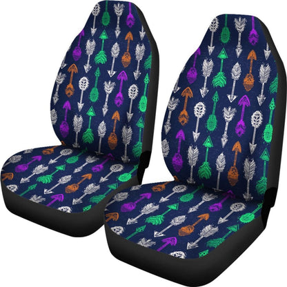 Tribal Aztec Arrows Blue Car Seat Cover
