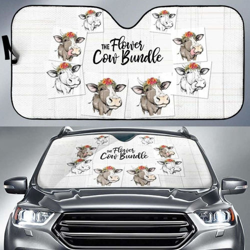 Auto Sun Shades  - Cow