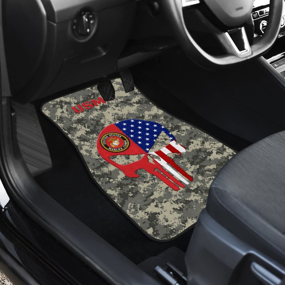 US Marine Corps Car Floor Mats Custom USMC Patriotic Gifts Idea