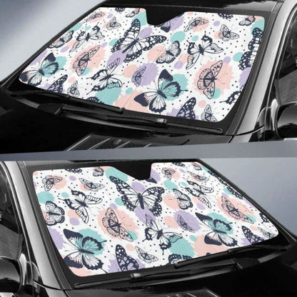 Butterfly Pattern Car Auto Sun Shades